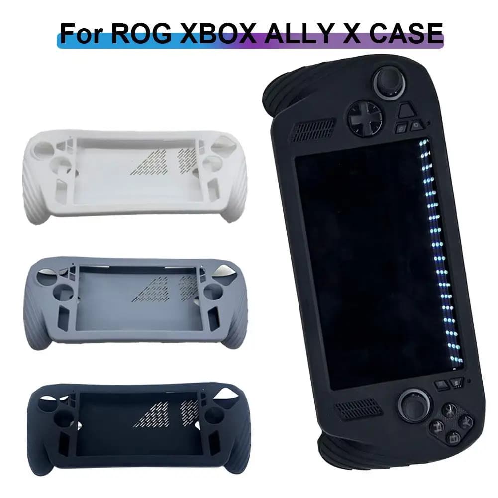 Custodia protettiva per console di gioco in silicone 1PC per ROG per XBOX ALLY X antiscivolo antiurto console di gioco portatile accessori da gioco