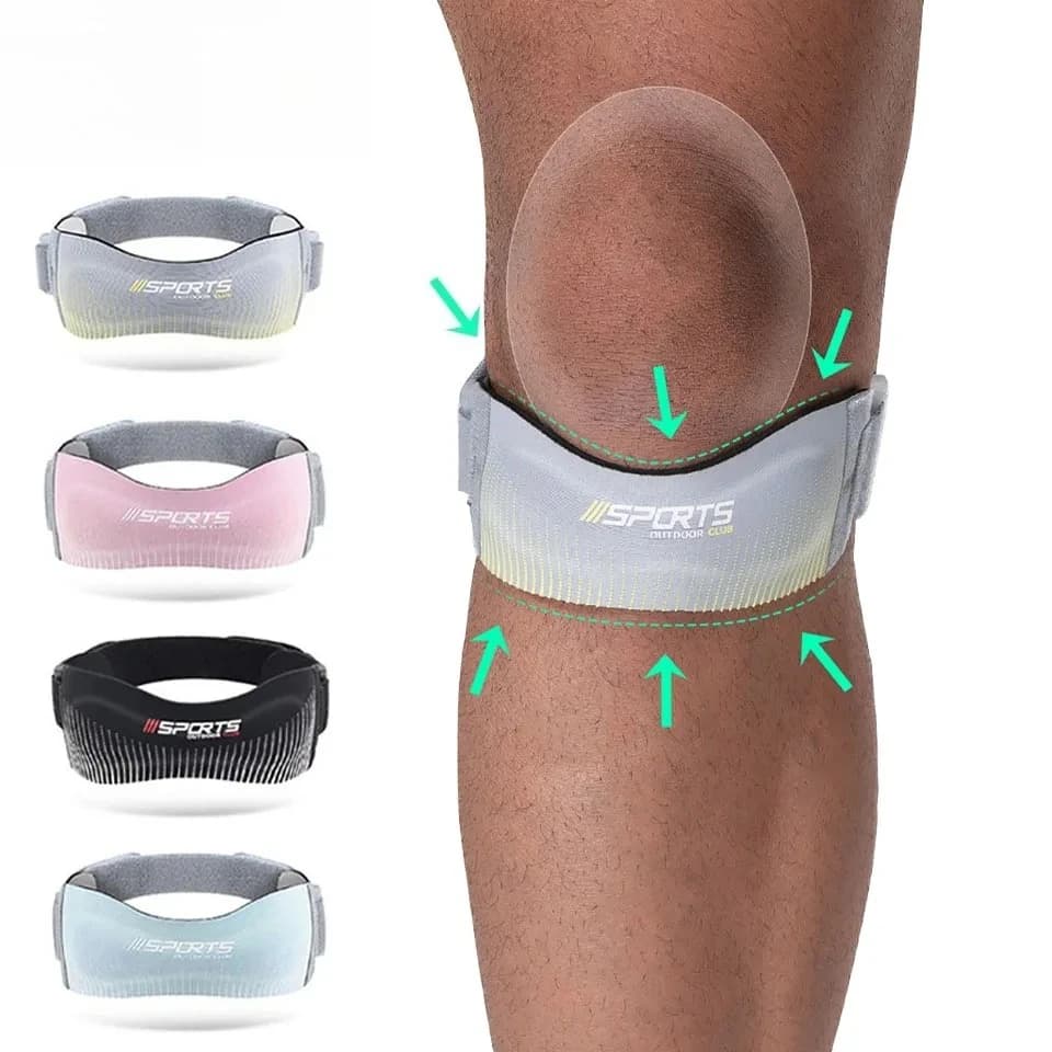 Adjustable Knee Brace Compression Knee Adjustable Knee Knee Strap Outdoor Running Shock Absorbing Jumping Corda Unisex Knee Guard