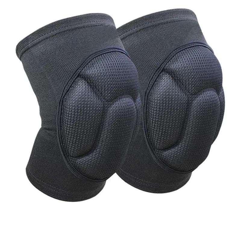 Ginocchiera Sportiva Rinforzata da Uomo, Supporto Elastico per Ginocchio, Protezione per Fitness, Basket, Antiscivolo