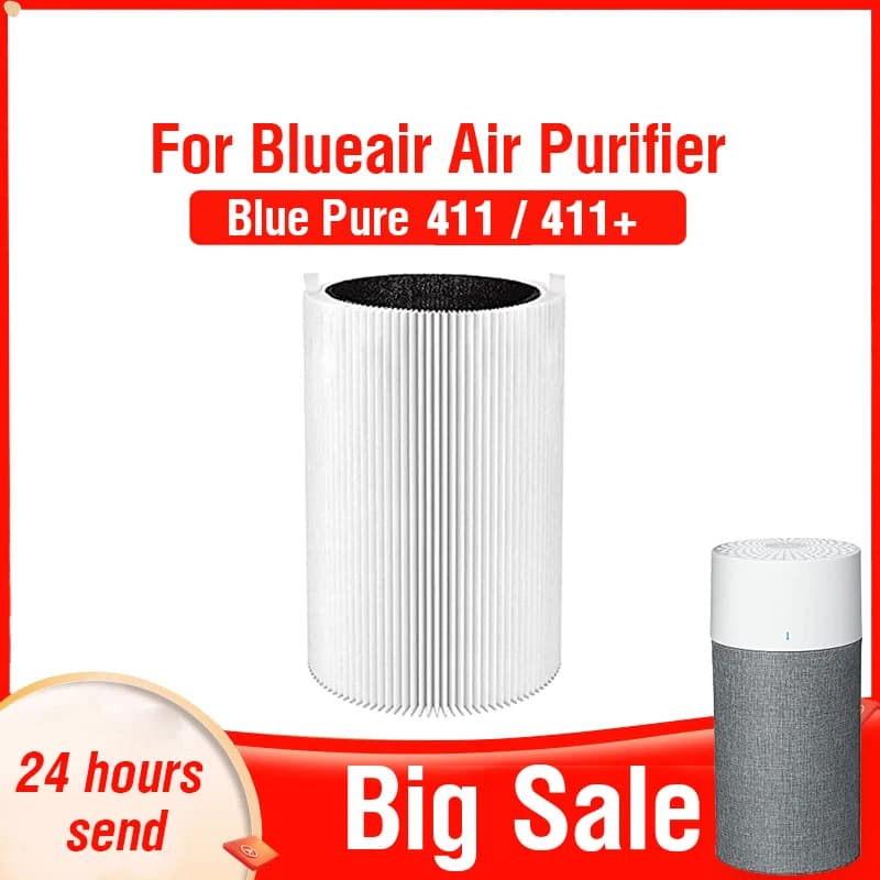 Per la sostituzione del filtro purificatore d'aria Blueair Blue Pure 411+ filtro a carbone attivo per filtro Blueair Blue Pure 411