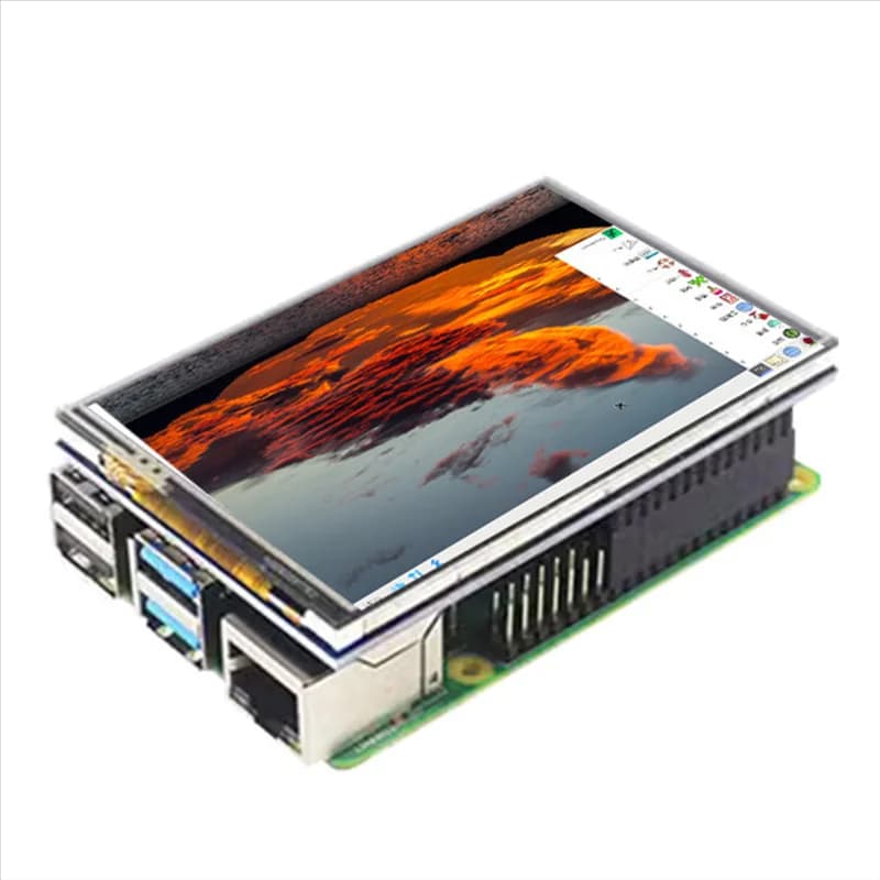 AS62 3.5 Inch Touchscreen 480X320 Touchscreen RPI Display for Raspberry Pi 5B 20 TFT LCD Display Module with Touchpen