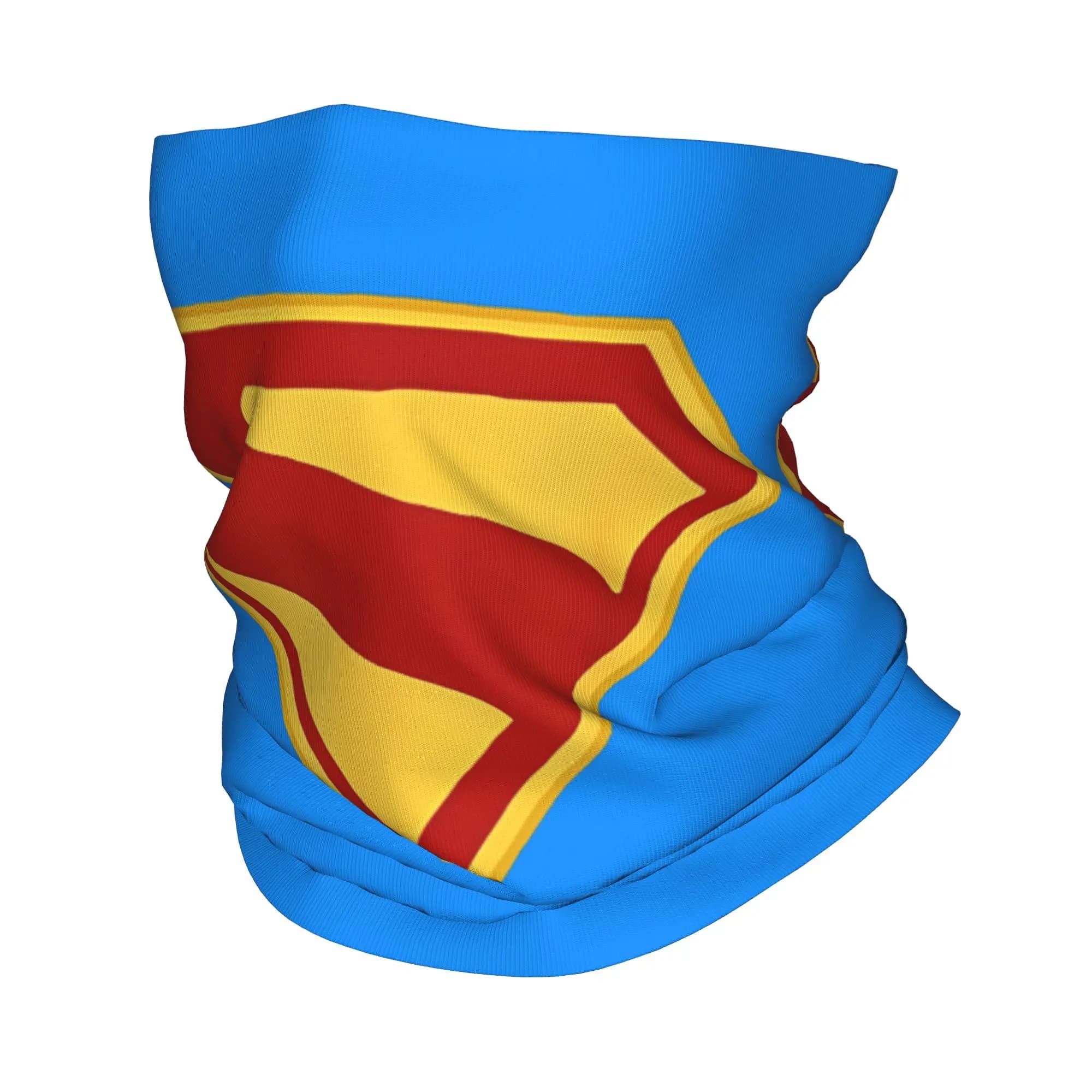 Supermans S-Shield Bandana Scaldacollo Sciarpa Calda Fascia per la testa da corsa Unisex Adulto Lavabile