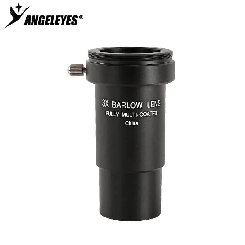 Angeleyes 1.25 pollici 3X Barlow Lente Metallo Multi-Coated Ottica Telescopio Oculare Accessori 1.25 "31.7mm con Filettatura M42x0.75