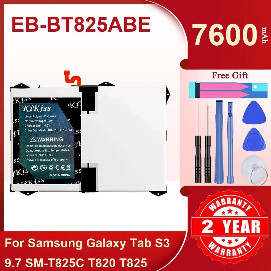 Batteria ricaricabile per tablet EB-BT825ABE per Samsung Galaxy Tab S3 9.7 SM-T825C T820 T825