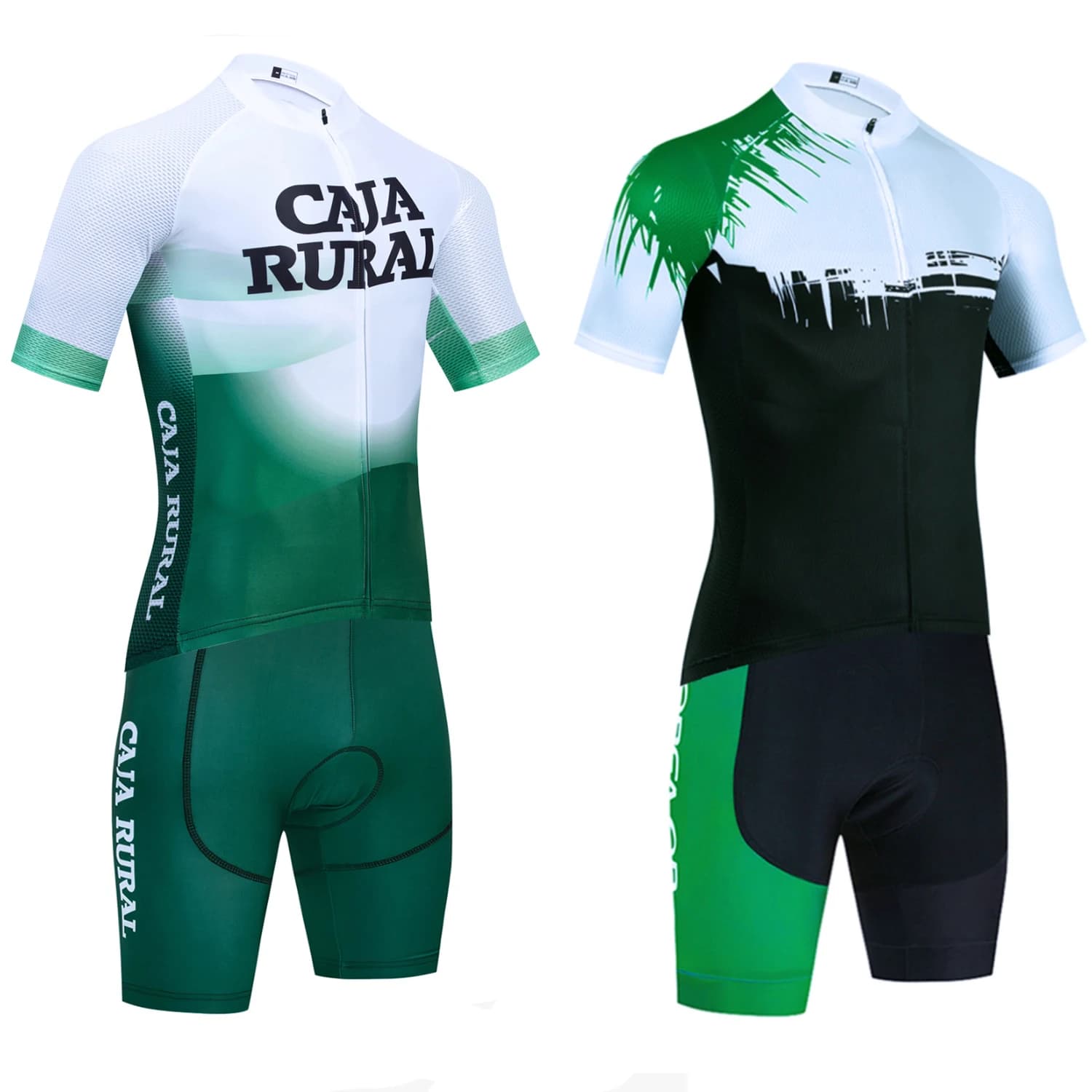 2025 Team ORBEA RAING Bike Maillot Jersey Pantaloncini Verde CAJA RURAL Uomo Donna Moda 20D Ropa Ciclismo Bicycl Jerysey Abbigliamento