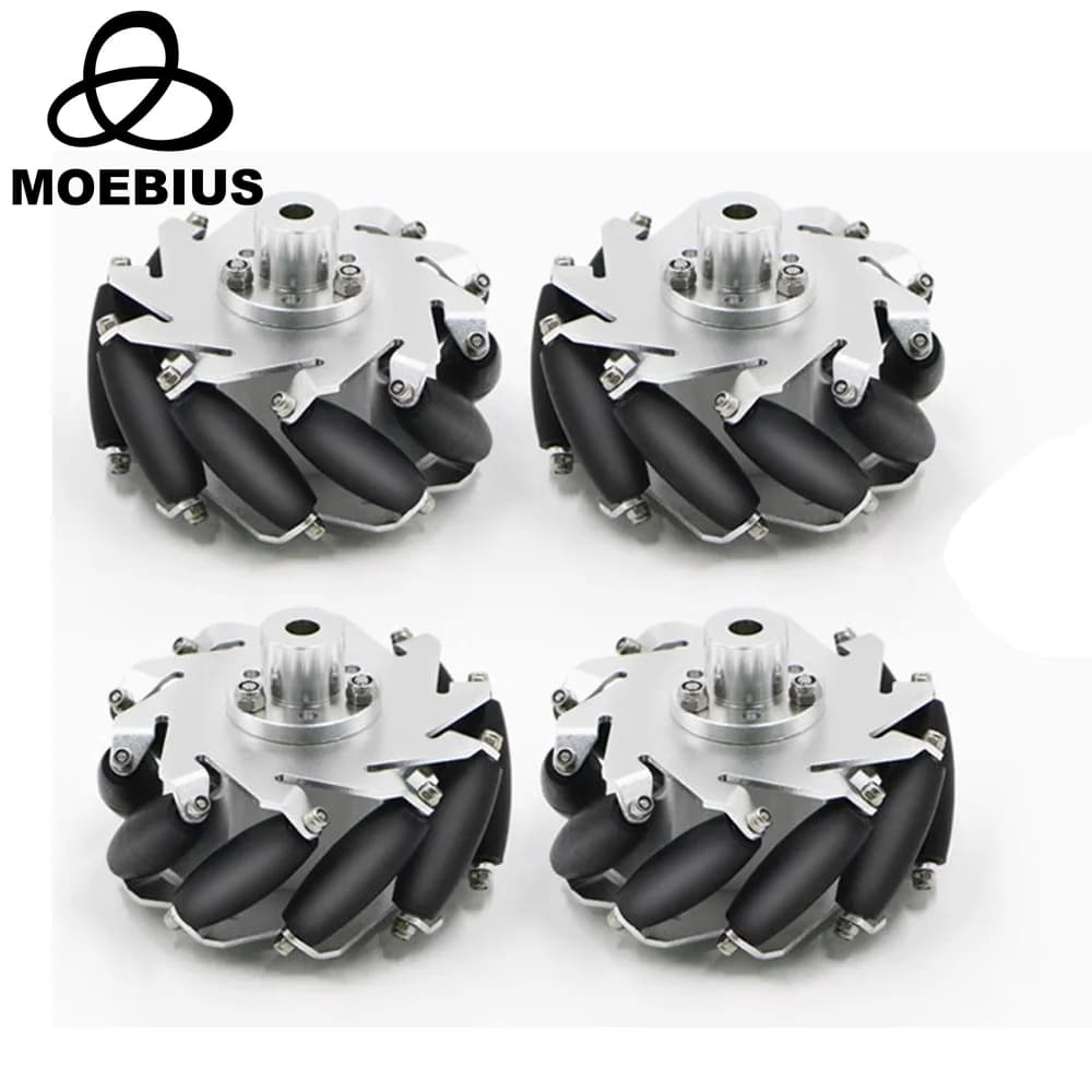 15kg useful load wheel Mecanum from 60mm with 6mm hubs for Arduino Raspberry Pi Project RC Robot Car Kit