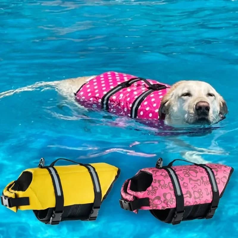 Dog Swimming Vest Pet Life Jacket Dog Swimming Suits Summer Beach Surfing Drifting Dogs Life Vest Buoyancy Clothes Dog Vest