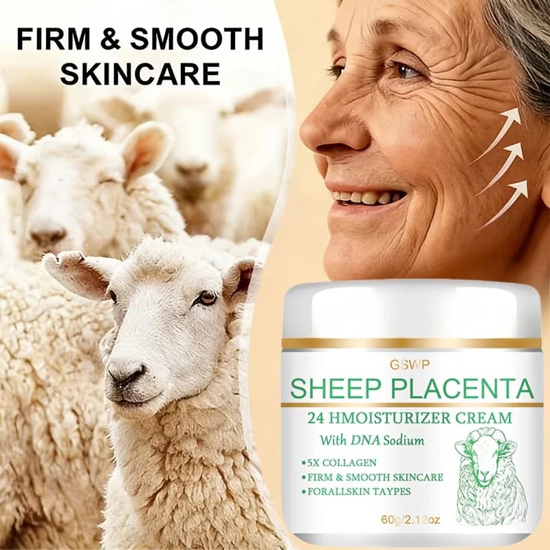 GSWP Pecora placenta collagen cream, with niacinamide, for all skin types, moisturizing and firming, easy absorption. 60/120/180g
