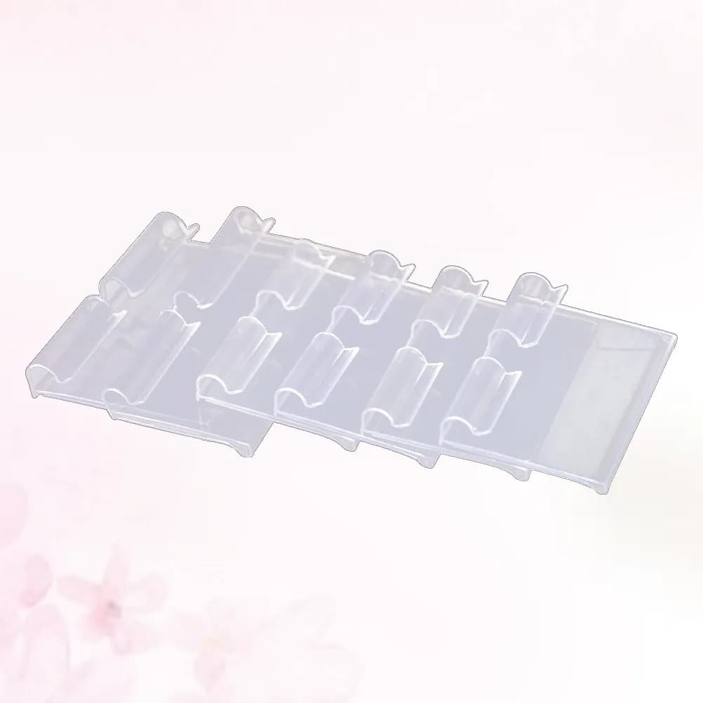10 Pezzi Portaetichette in Plastica Premium Trasparenti Facili da Applicare per Negozi di Alimentari, Negozi al Dettaglio, Supermercati