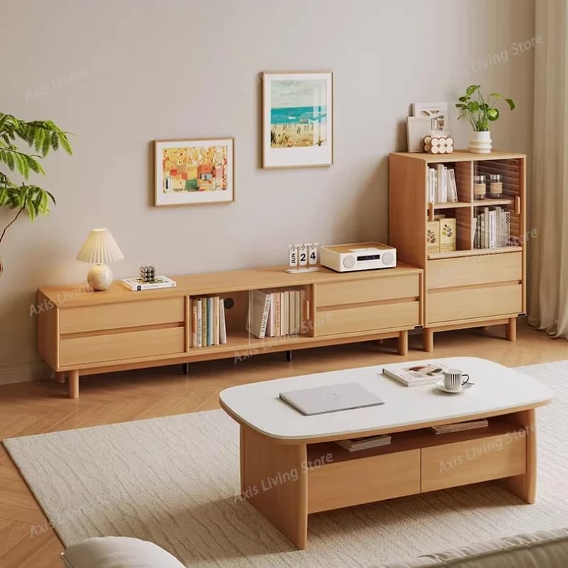 Vintage style rock board coffee table TV cabinet monitor stands tv stand living room furniture for rooms side table cabinets