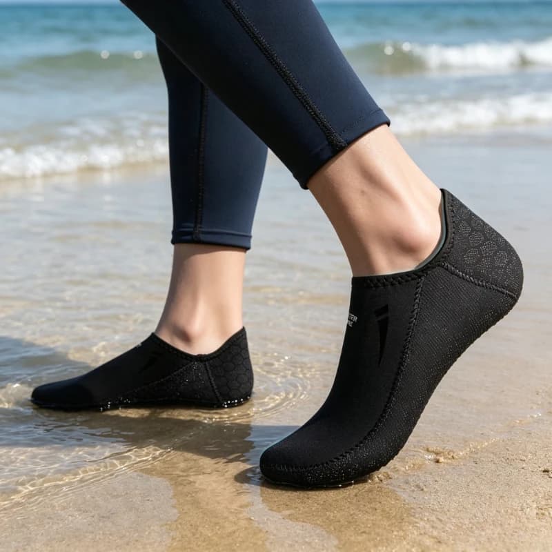 Anti-Slip Thickened Short Diving Socks, Sand-Proof Snorkeling Beach Wading Socks for Freediving,Resistant Durable Durable Design