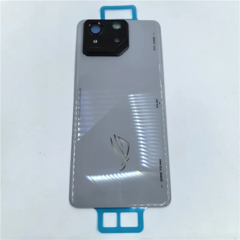 A+++ Cover posteriore in vetro per Asus ROG Phone 8 Coperchio alloggiamento Batteria Porta posteriore con obiettivo del telaio della fotocamera