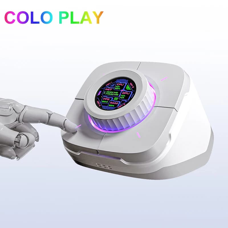 Cololight COLO PLAY One Touch Boot Controller con manopola personalizzata a tema cibernete per PC Gaming Mini Game Stream Desktop Switch