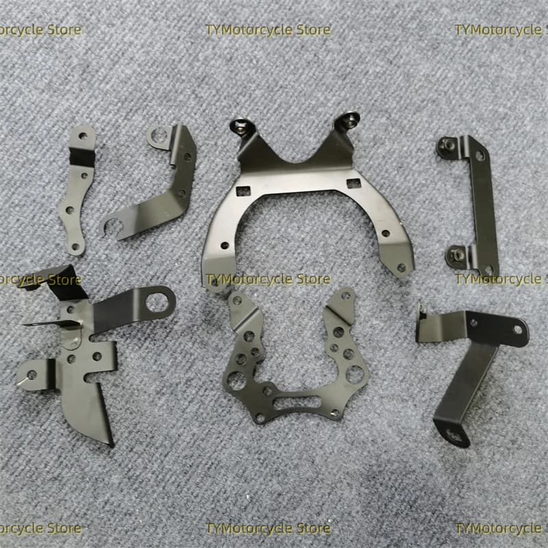 Motorcycle Headlamp Bracket Fixing Bracket Headlamp Bracket Support Iron Frame Fit for Yamaha XJ6 XJ6N