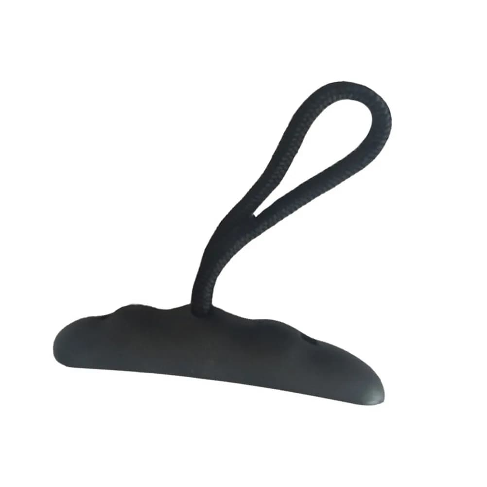 Maniglia di Trasporto per Kayak Nera in Plastica Resistente ad Alto Impatto con Impugnatura Comoda e Corda per Barche e Canoe