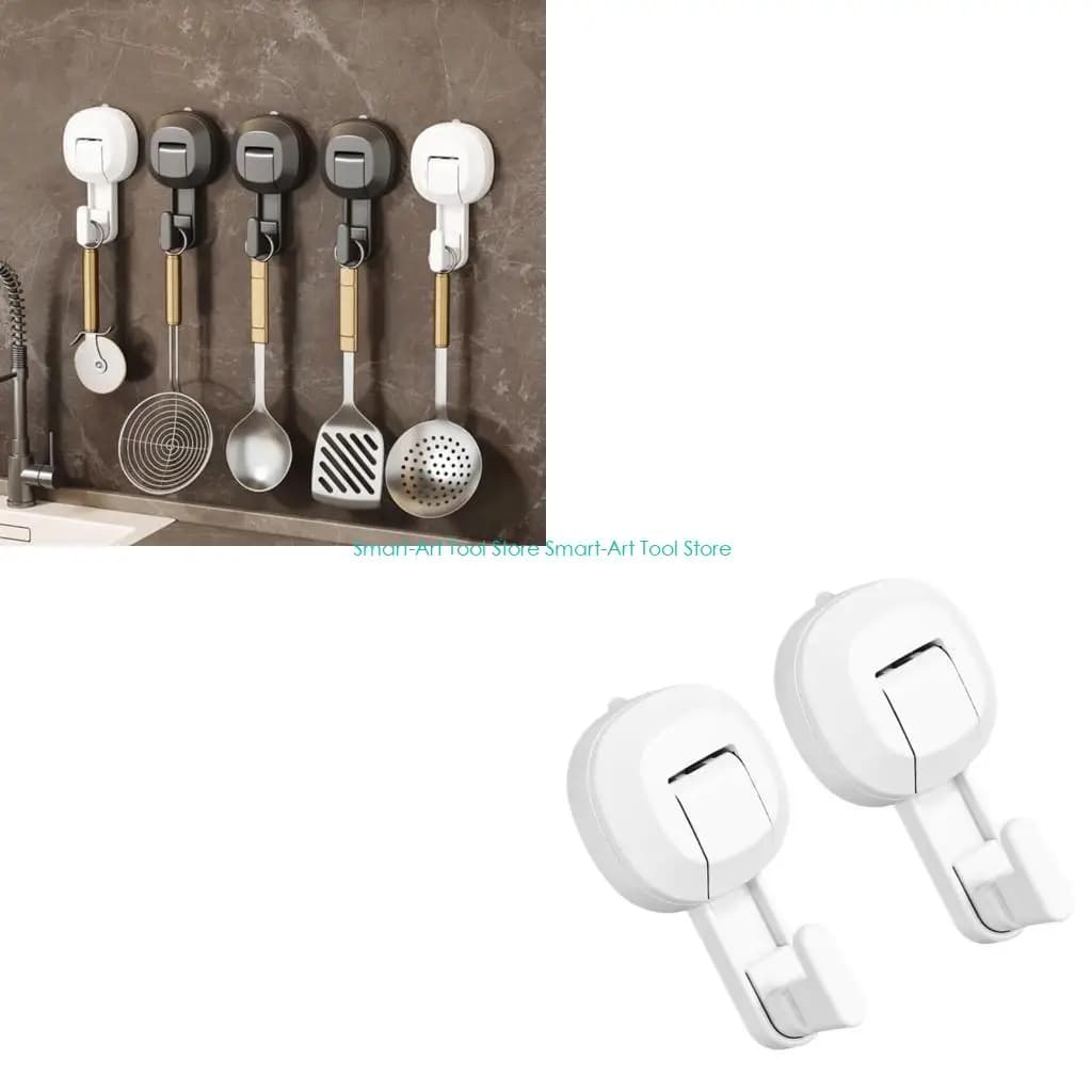 E1PB Ganci adesione forte e impermeabile Pratici ganci a ventosa per cucina e bagno Ganci facili da installare e rimuovere