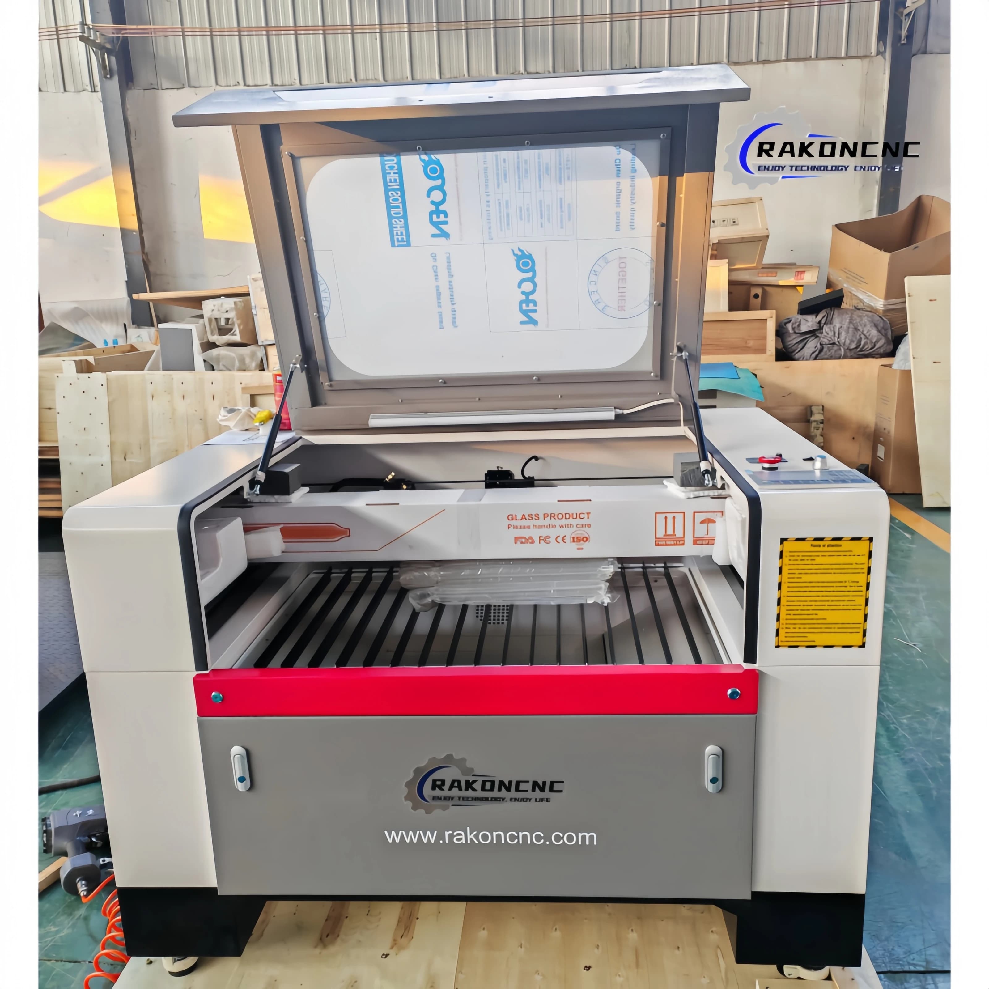 Laser Engraving Machine CO2 Reci 80w 100w 130w Promotional for New Year, High Precision 60W CNC Laser Cutting for Sale