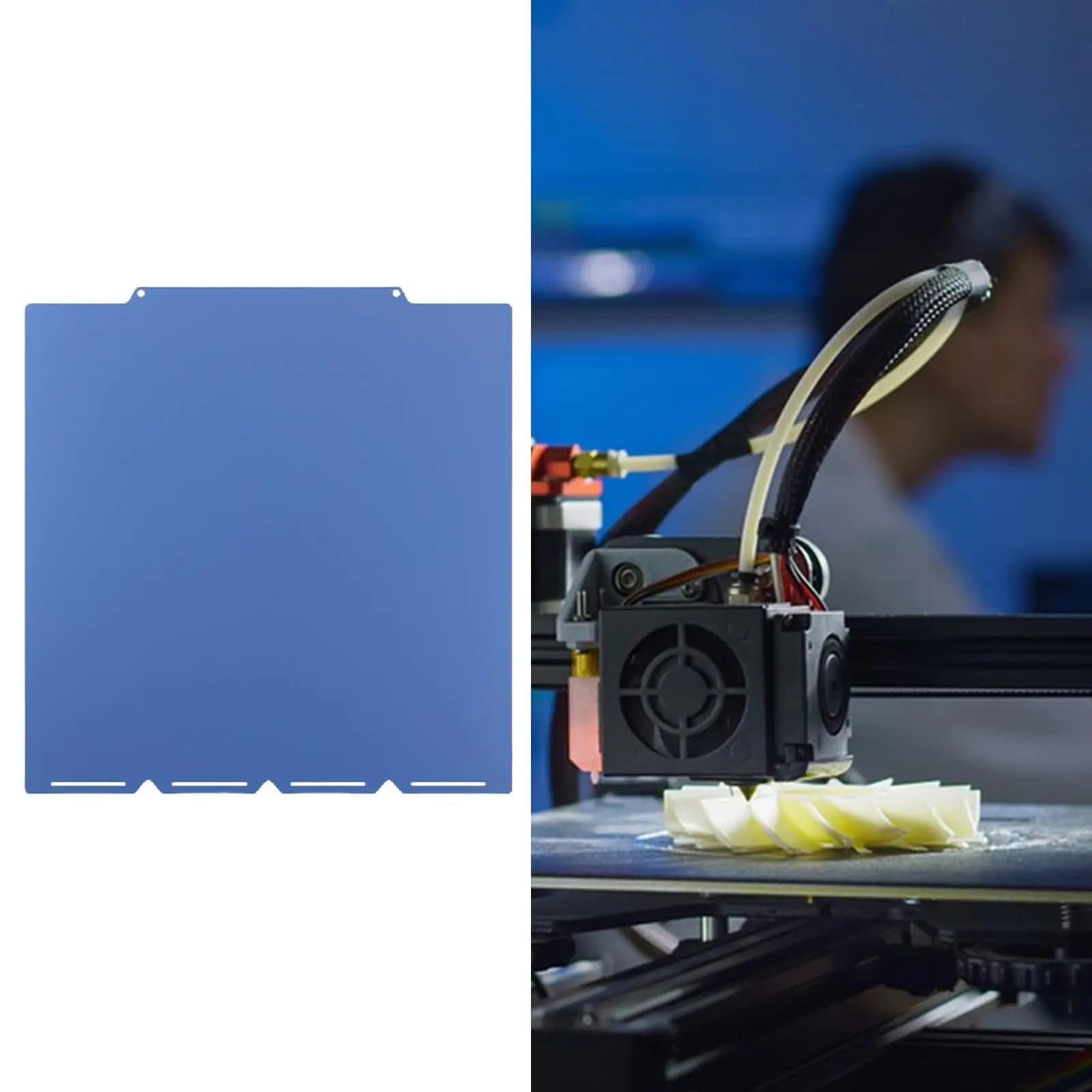 Piattaforma di Stampa PEI Premium per Stampanti 3D, Accessori per Stampanti 3D, Foglio PEI per Base Stampante