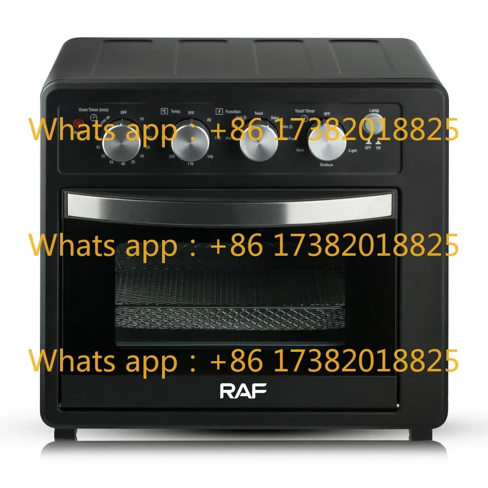 Forno elettrico RAF 1700W Friggitrice ad aria Tostapane 25L 3 in 1 Forno a convezione da appoggio multifunzione con controllo della temperatura timer