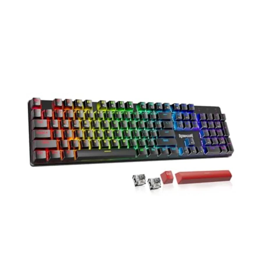 K671KS Wireless Mechanical Gaming Keyboard, Tri Mode BT/2.4G/USB-C Hot Swappable Custom Keyboard, RGB Backlit Computer Gaming K