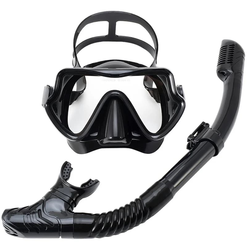 Professional diving masks Snorkeling set Silicone skirt for adults High definition glasses Pool equipment
