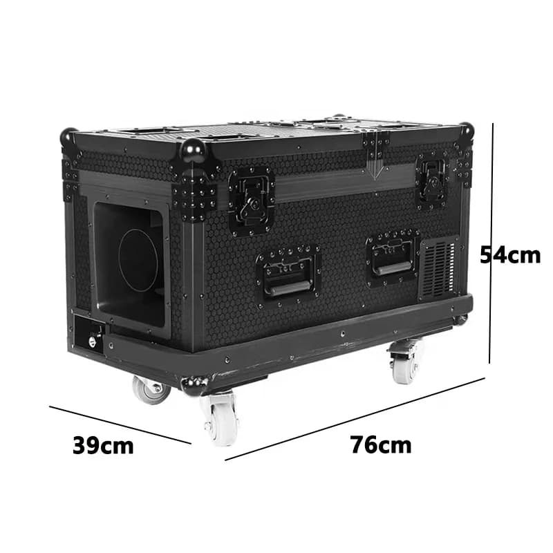 Macchina del fumo basso a doppia testa elettrica DMX FEIYUEYUE 2000W 3000W a base d'acqua per palcoscenico, matrimoni, feste, bar ed eventi DJ