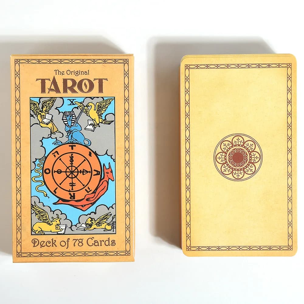 78 carte/mazzo tarocchi tradizionali Oracle card per principianti per rivelare le previsioni della verità dell'anima Fate Board rune regali di divinazione