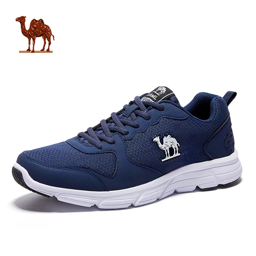 Sneakers da uomo in cammello dorato scarpe da corsa sportive all'aperto scarpe da passeggio da Jogging per uomo 2023 estate nuove calzature traspiranti
