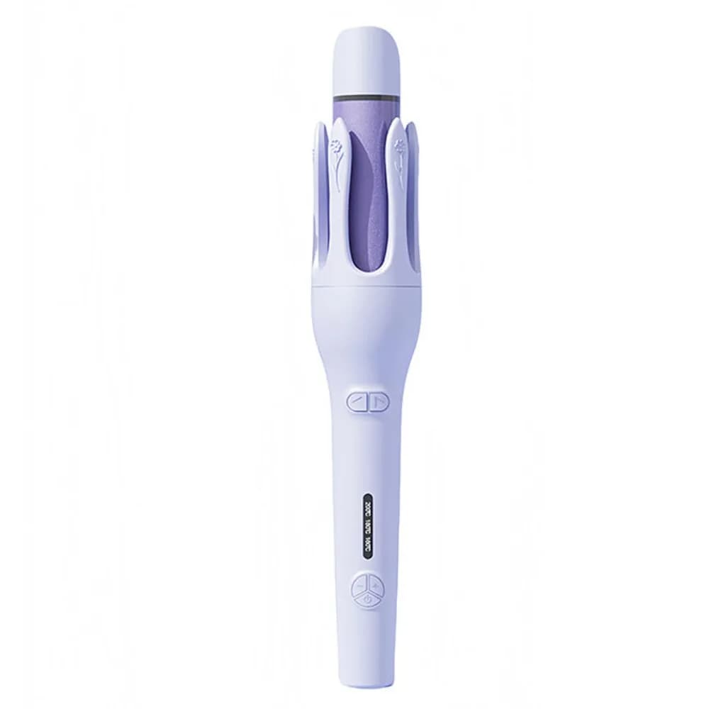 2-in-1 portable curling iron with anti-growth technology, 32 mm diameter, automatic rotation