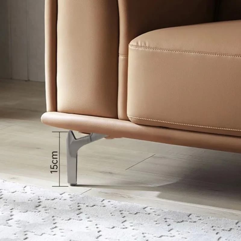 Gambe per Mobili in Metallo Nero 15cm/18cm, Supporti di Lusso Leggeri per Divano, Mobile TV, Tavolino, Letto, Mobile da Bagno