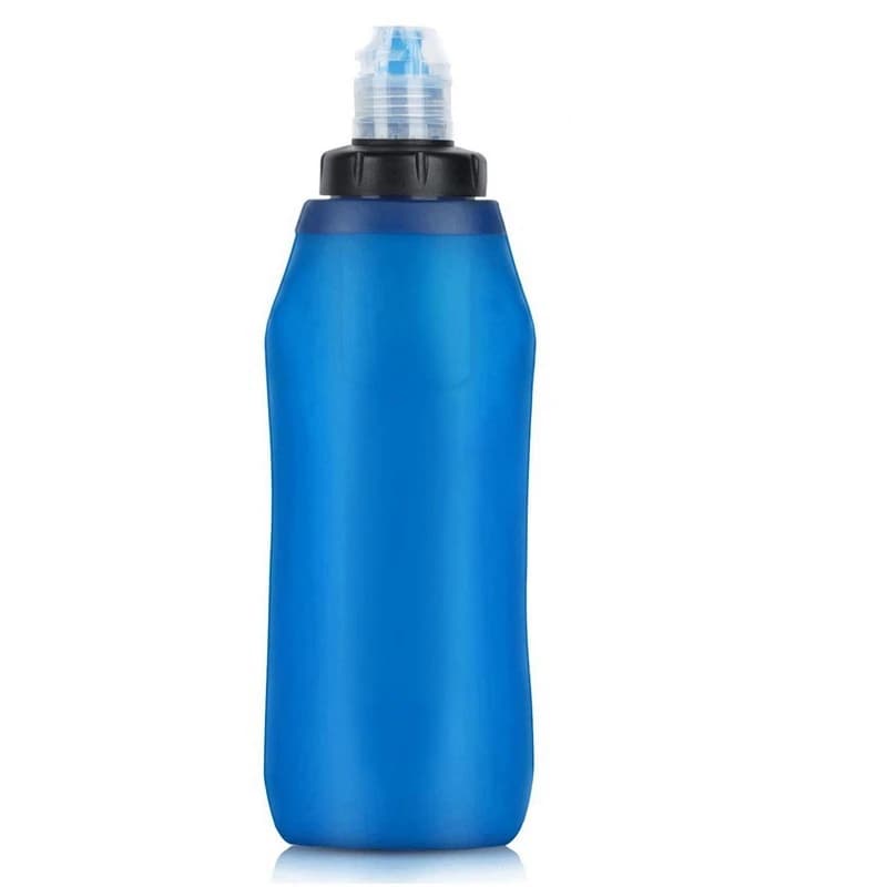 Bottiglia con filtro per l'acqua da 500Ml filtro per l'acqua cannuccia borsa per l'acqua filtrata per esterni pieghevole morbida per lo Sport campeggio escursionismo ciclismo