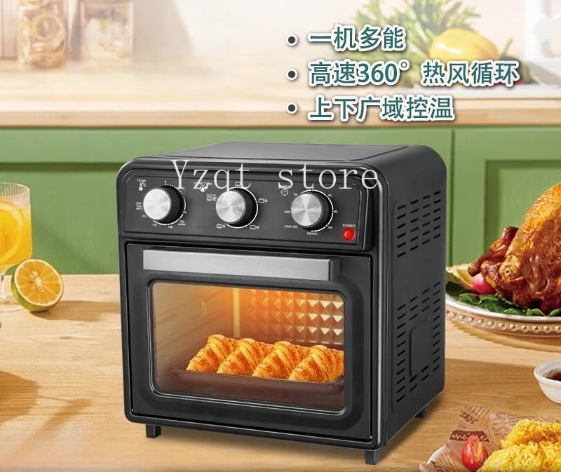 Multifunctional Air Frying Oven for Home Use in 20 Liters Stainless Steel, Direct Supply for Cross-border E-commerce