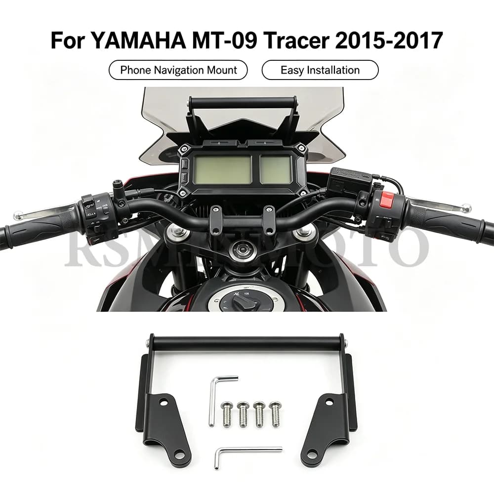 Motorcycle Smart Phone Navigation Mount Mounting Bracket Adapter Holder For YAMAHA MT-09 Tracer 900 FJ-09 FJ09 FJ 09 2015-2017
