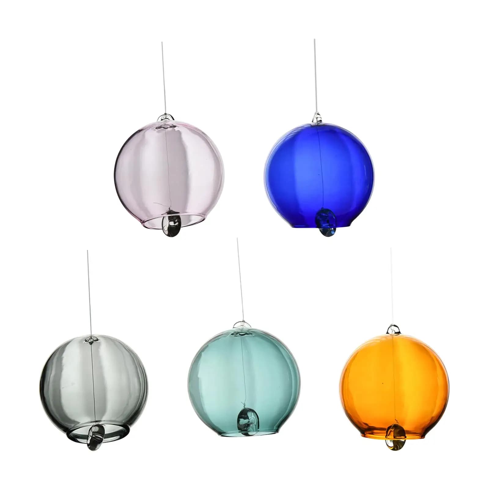 Glass Japanese Wind Chime for Holidays Gift Lightweight Soothing Sound