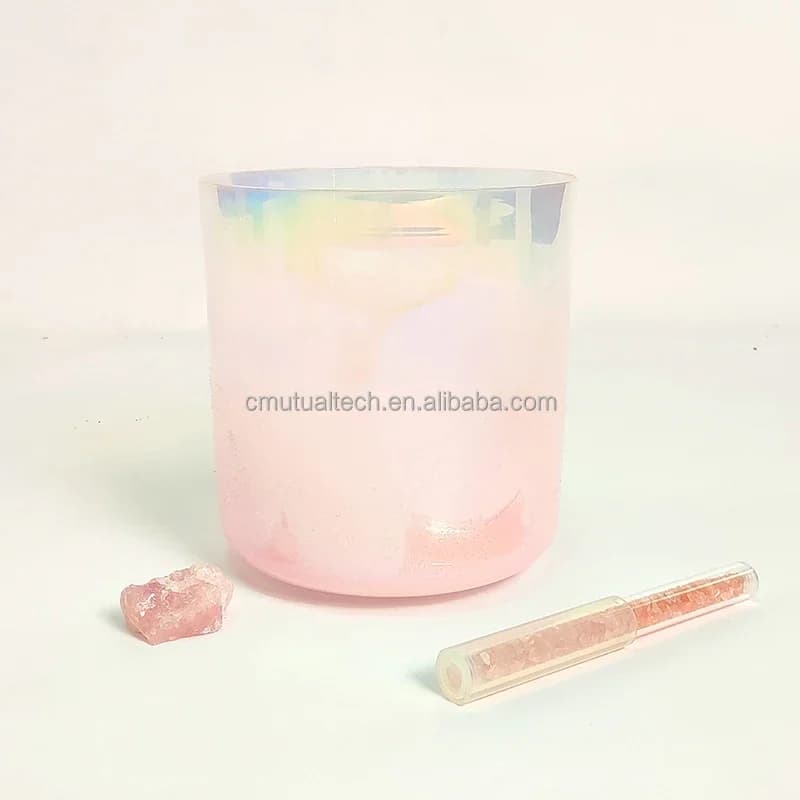 Q're Customation Sound Healing Quantum Therapy Alchemy Clear Quartz Crystal Singing Bowl Meditation Yoga Sound Therapy