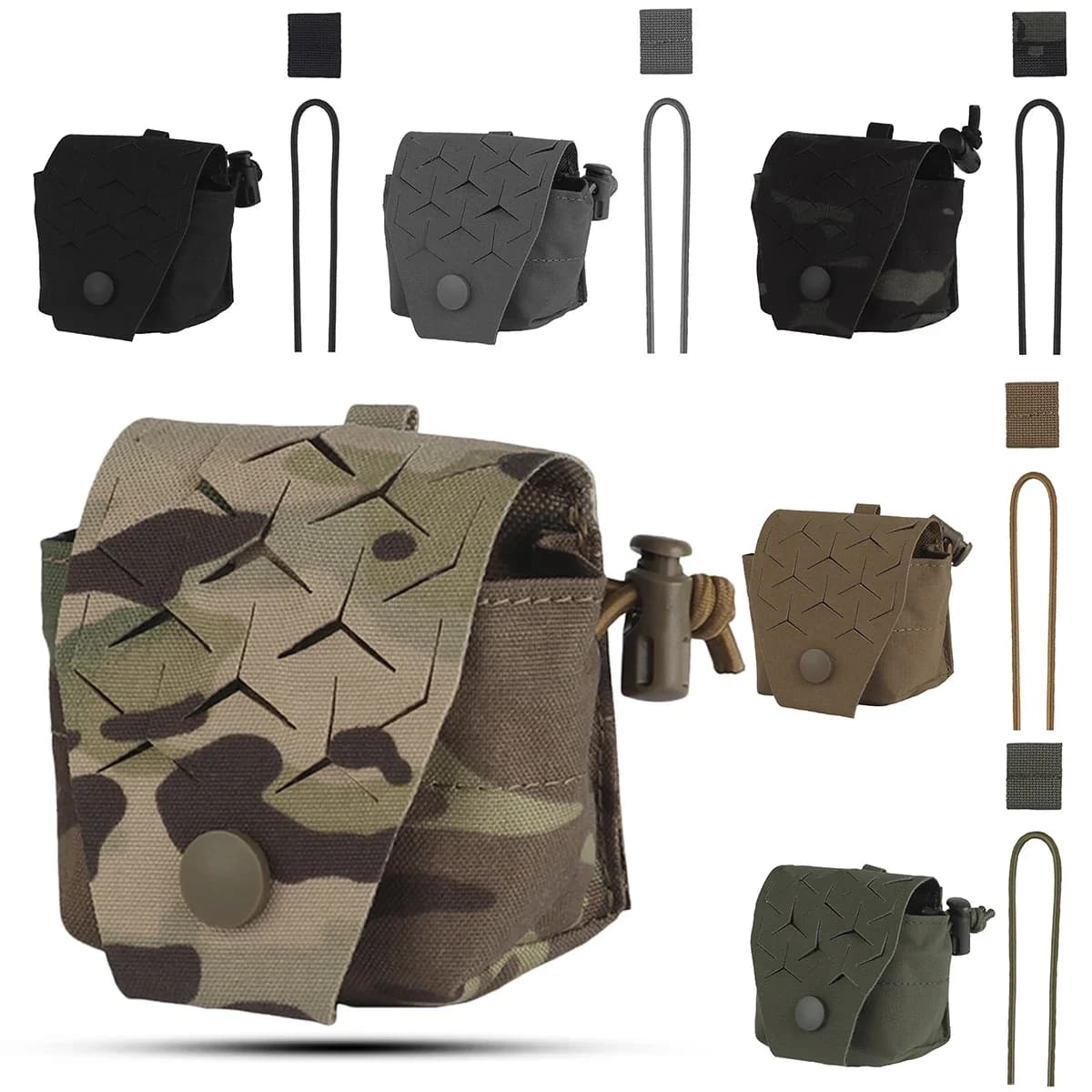 Borsa tattica per granata Borsa per accessori per gilet da caccia Custodia per walkie-talkie CS Paintball Shooting SPUD Custodia multifunzionale