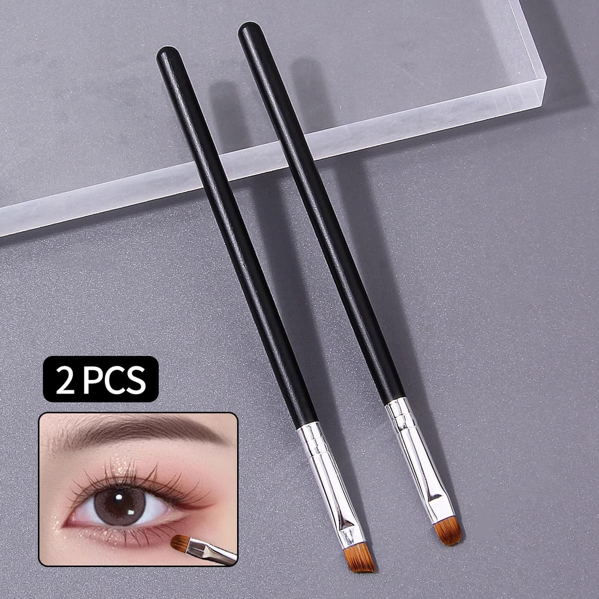 2PCS Morbido Ciglia Perm Spazzola di Sollevamento Riutilizzabile Laminazione Ciglia Separazione Lash Lift Strumento di Estensione Dettaglio Pennello Accessorio