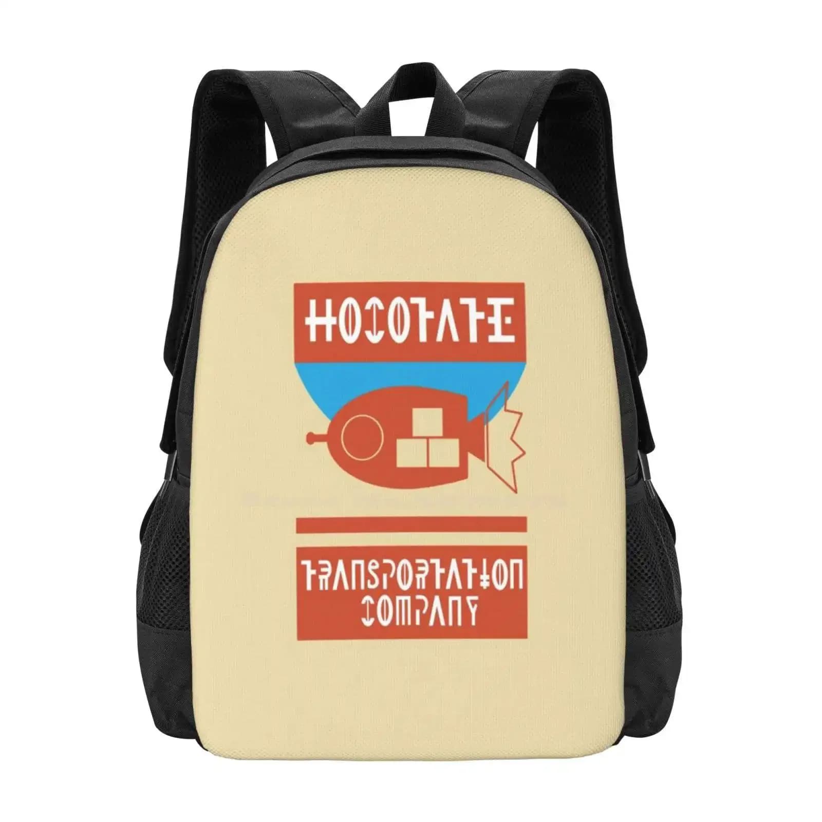 Hocotate Freight Pattern Design Bagpack Borse da scuola Gamecube Wii Pikmin 2 Olimar Hocotate Frieght Smash Bros