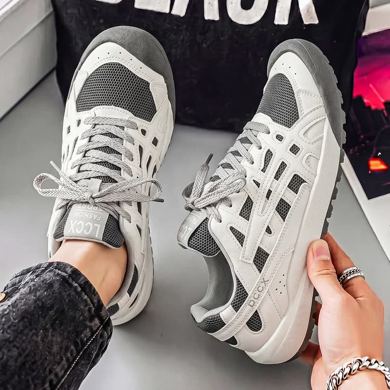 New Men's Breathable Mesh Leisure Shoes for Spring, Summer and Autumn Lightweight and Comfortable Sports Shoes Non-slip and Wear