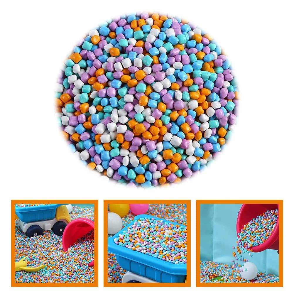 Giocattolo che gioca con la sabbia Casetta da gioco fai-da-te Materiale artigianale Cassia con riempitivi per contenitori sensoriali 100X100X100CM per pellet di plastica Bambino