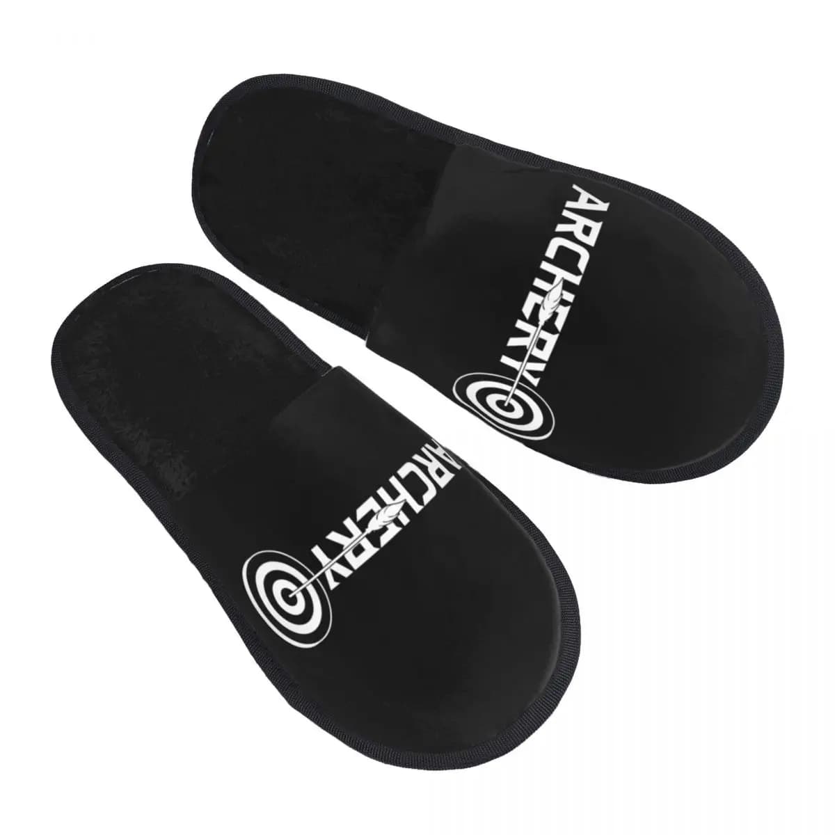 Pantofole da casa personalizzate per amanti dell'arco per tiro con l'arco da donna comode scarpe da ginnastica per caccia in memory foam per hotel