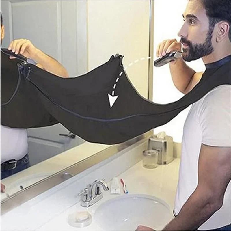 Men's Shaving Shaving Apron Black Hair Trimmer Ib Shaving Apron Catcher Tools for Waterproof House Cleaning