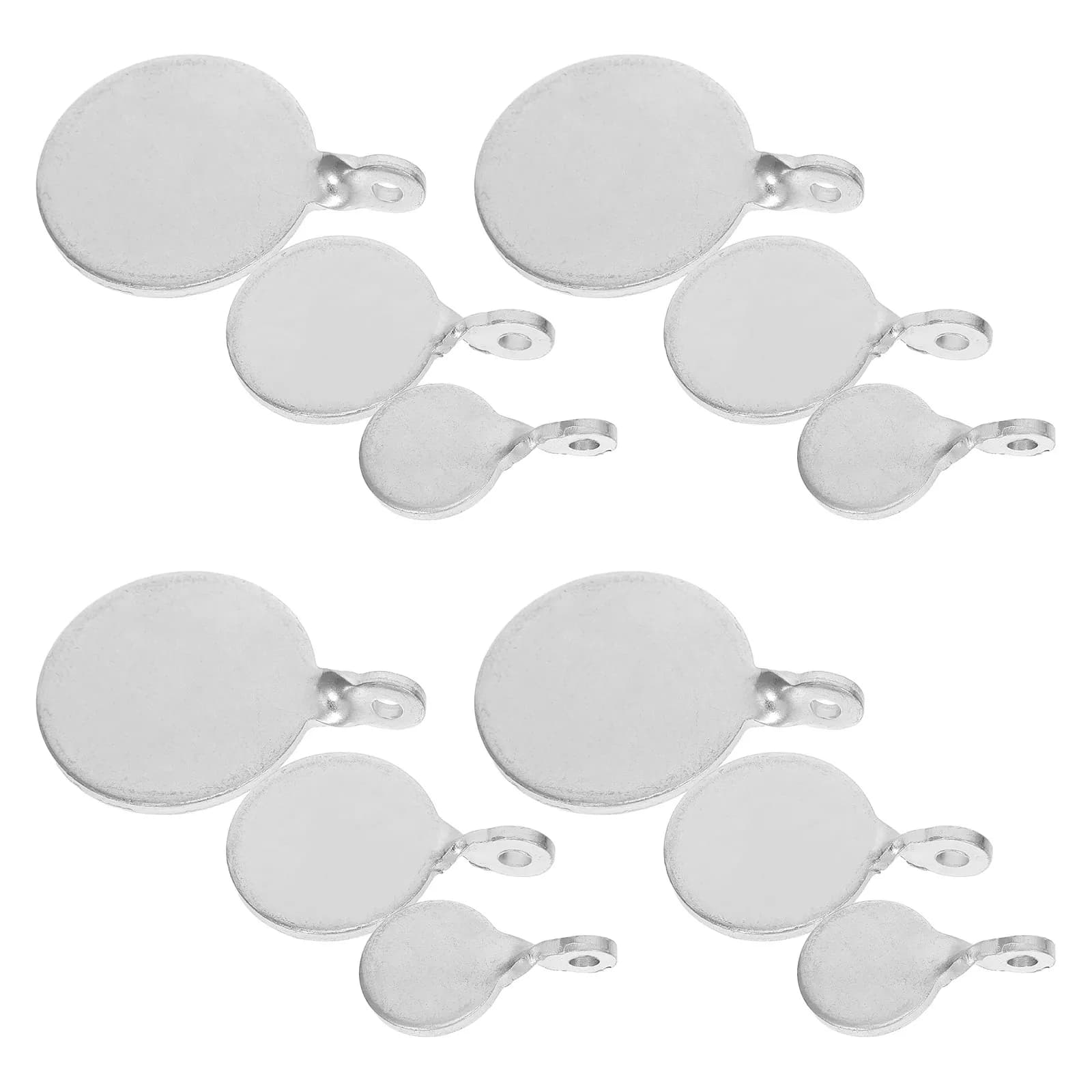12Pcs Metal Shooting Targets Manganese Steel Lightweight Sturdy Hanging Exercise Tool for Archery Practice