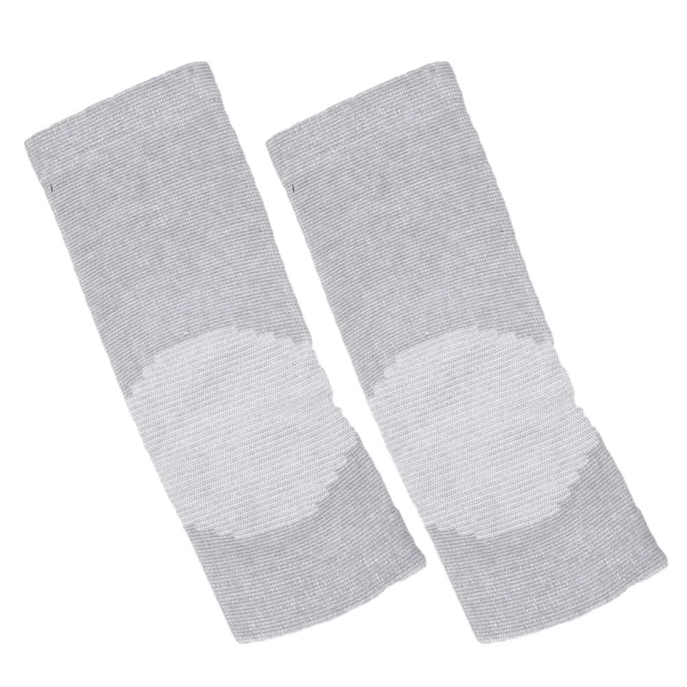 1 Paio di Supporti per Caviglia in Maglia Grigia Unisex, Fascia Compressiva per Sport, Basket, Calcio, Corsa ed Esercizio Fisico
