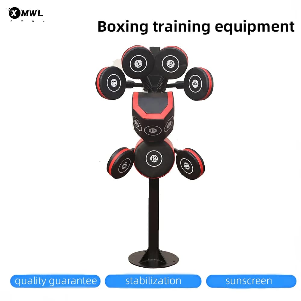 Multifunction Vertical Boxing Bag with Skulls for Skulls, Adult Training and Commercial Gyms