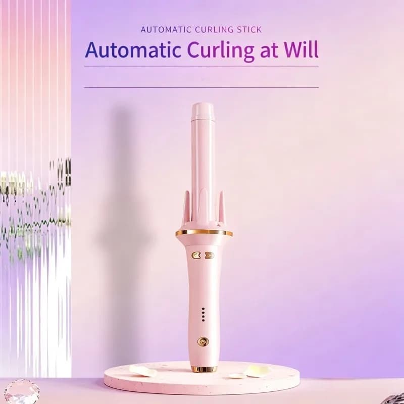 26 mm automatic curling iron, Korean style, for large waves, with negative ions.