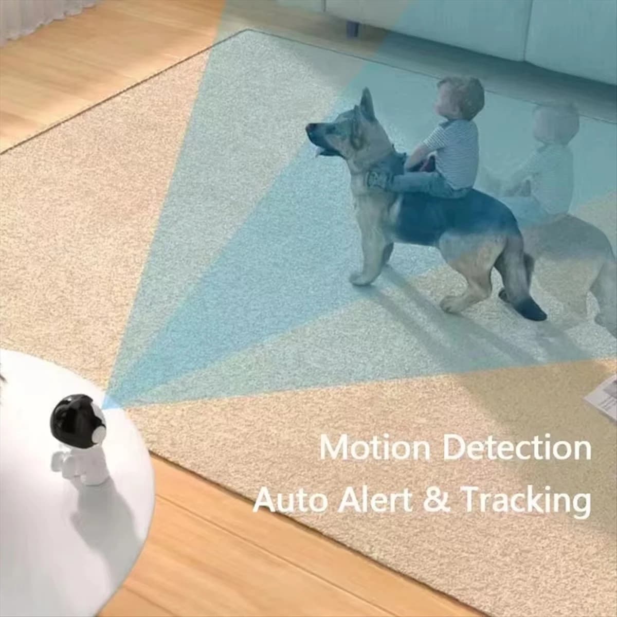 【Prezzo-Drop】{Camera HD Wireless WiFi Telefono cellulare Monitoraggio remoto Monitoraggio telecamera robot domestico Spina UE