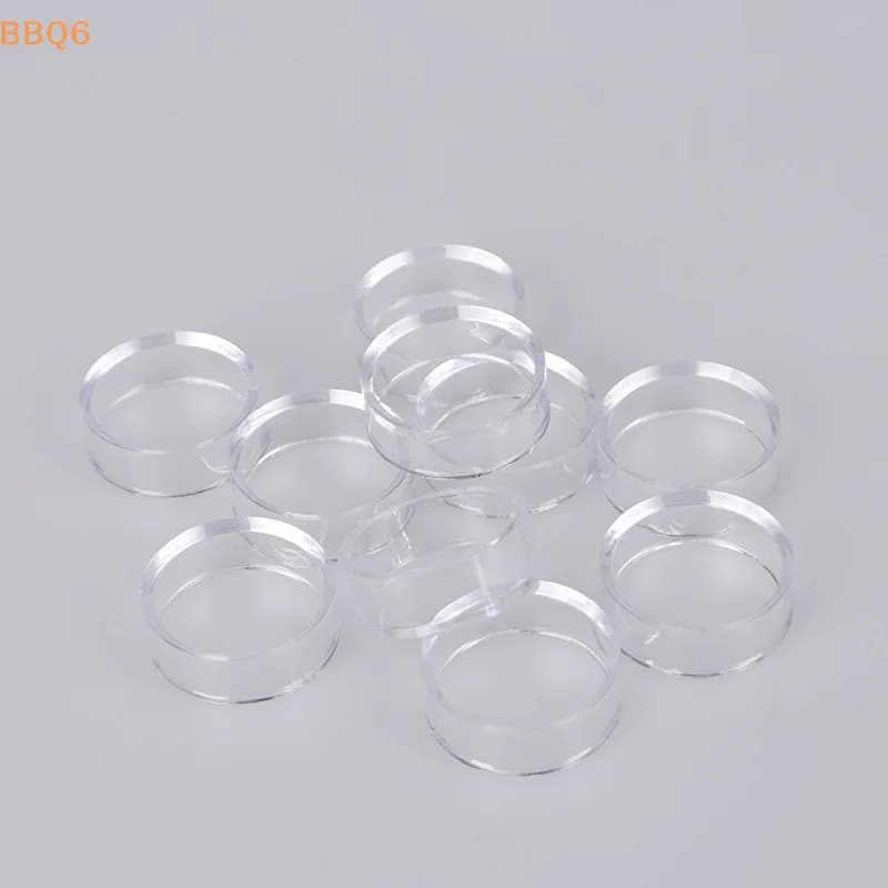 *10PCS Acrylic Clear Display Stand Crystal Ball Sphere Holder Pedestal Decor Base Support