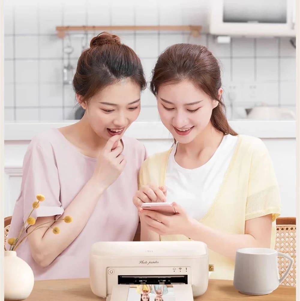 2026/4*6 300DPI Bluetooth Wifi Dye Sublimation Printer Digital Photo Paper Mobile Photo Printer