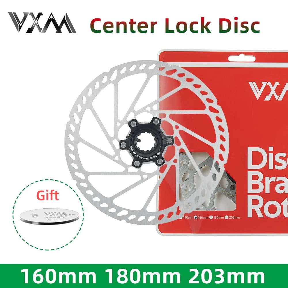 VXM 1PCS Center Lock Disc Rotore con strumento di regolazione MTB 160MM 180MM 203MM per Mountain Bike Disco freno per bicicletta da strada